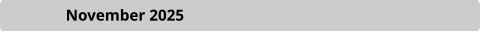 November 2025