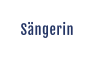 Sängerin